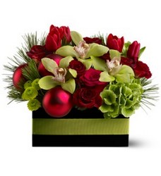 Holiday Chic from Metropolitan Plant & Flower Exchange, local NJ florist